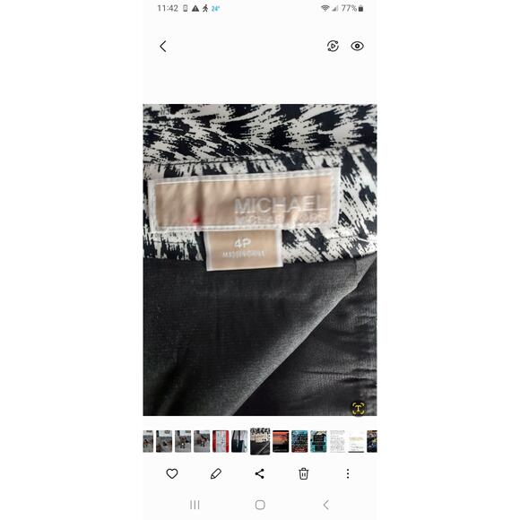 MICHAEL Michael Kors Dresses & Skirts - Michael Kors Zebra Print Mini Skirt Sz 4P - New Without Tags